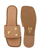 Hydes N Hues Beige Flats For Women