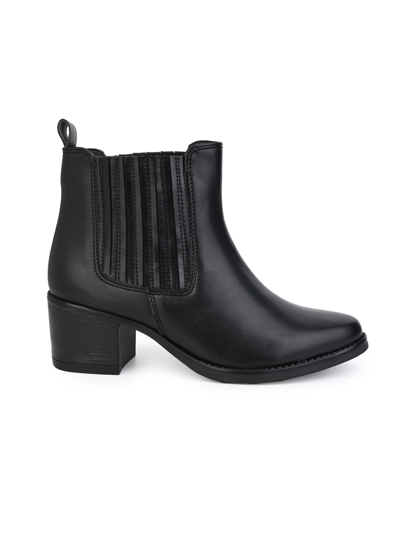 Hydes N Hues Black Heel Boots