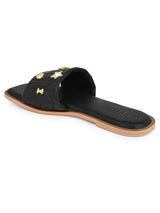 Hydes N Hues Black Flats For Women