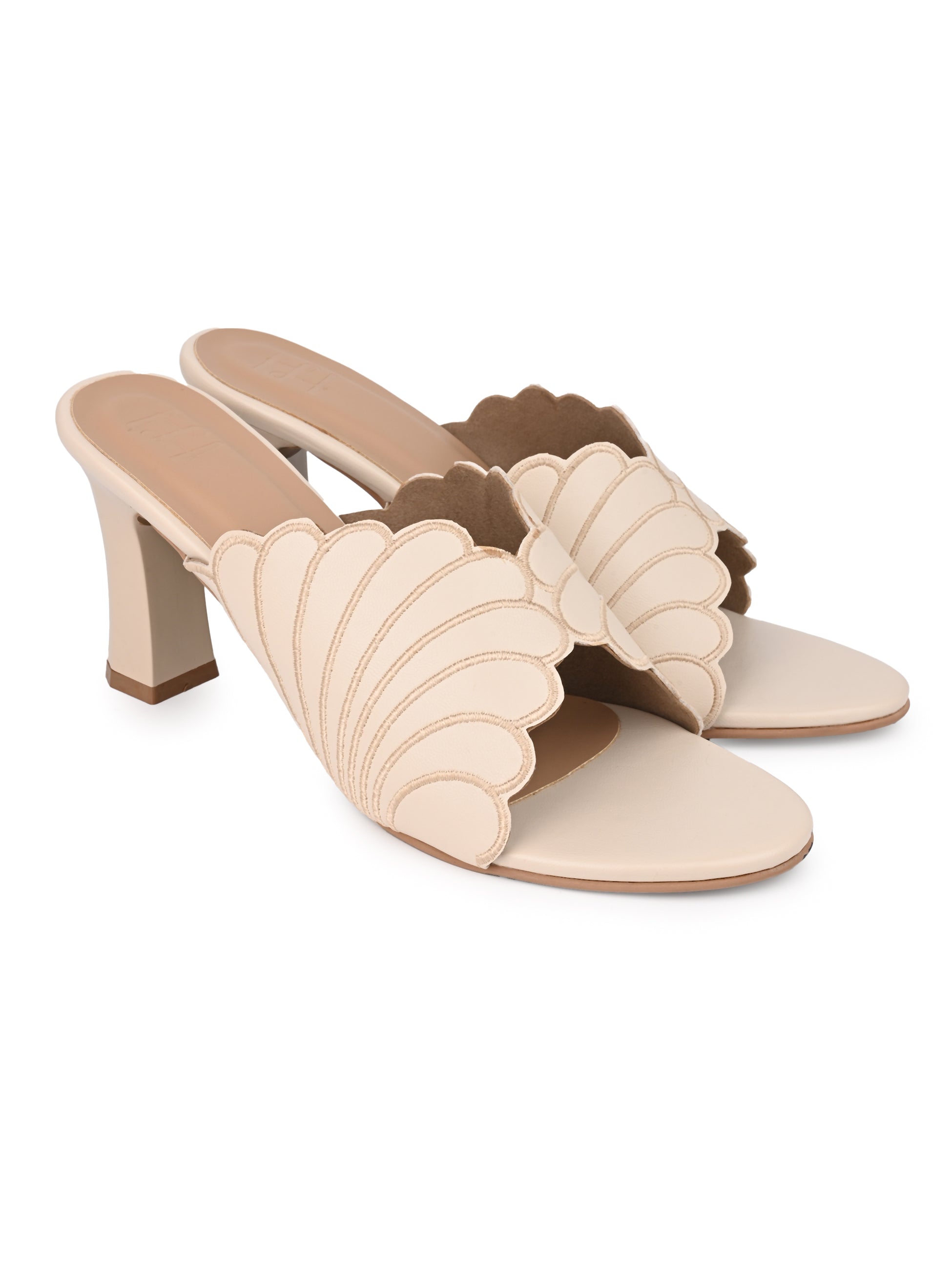 Hydes N Hues Beige High Heels For Women
