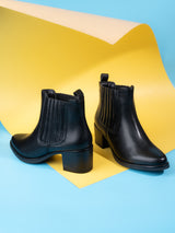 Hydes N Hues Black Heel Boots