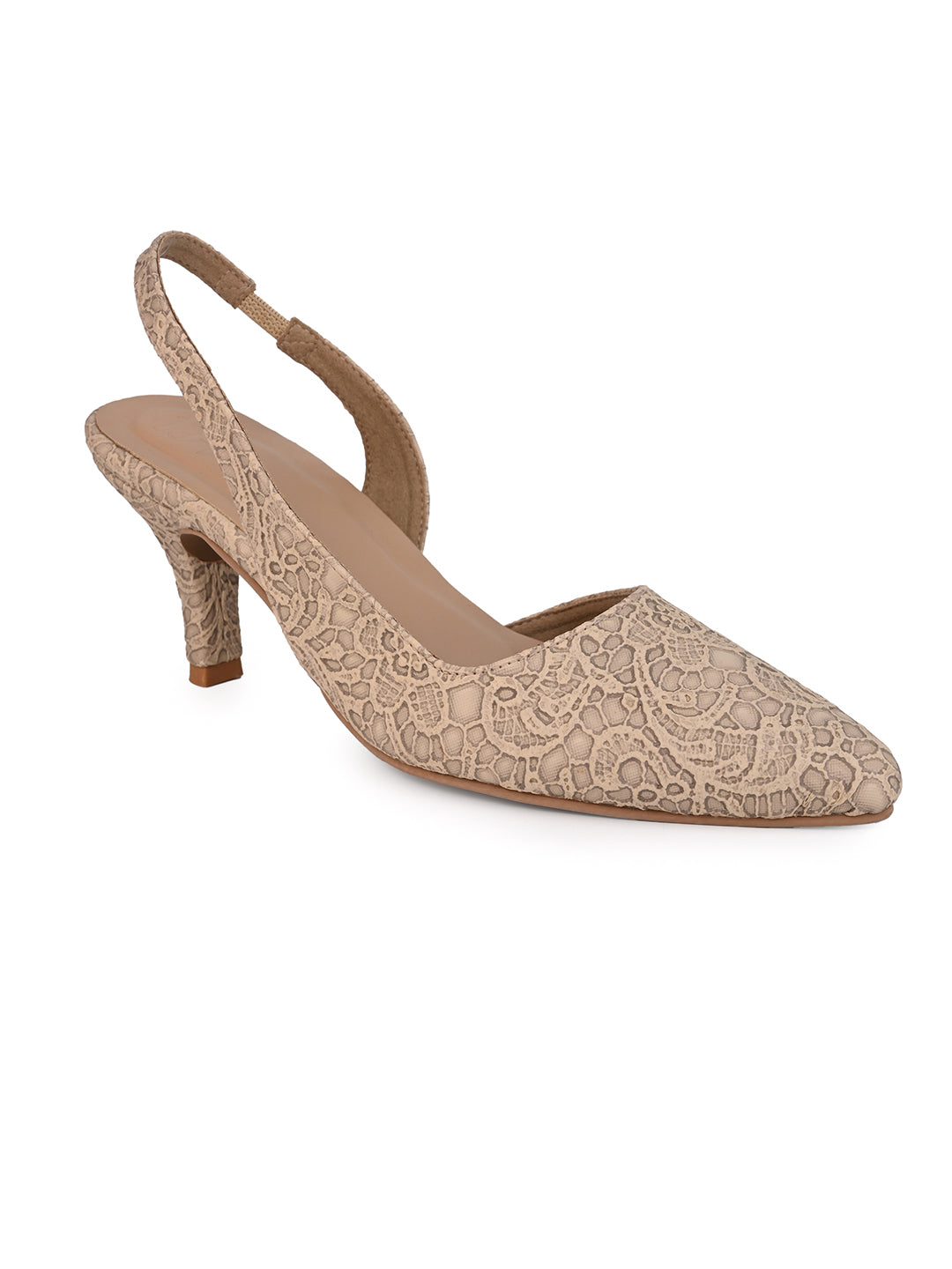 Hydes N Hues Women Heels floral printed sandal