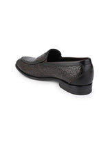 Hydes N Hues Men Brown Leather Formal Slip-Ons