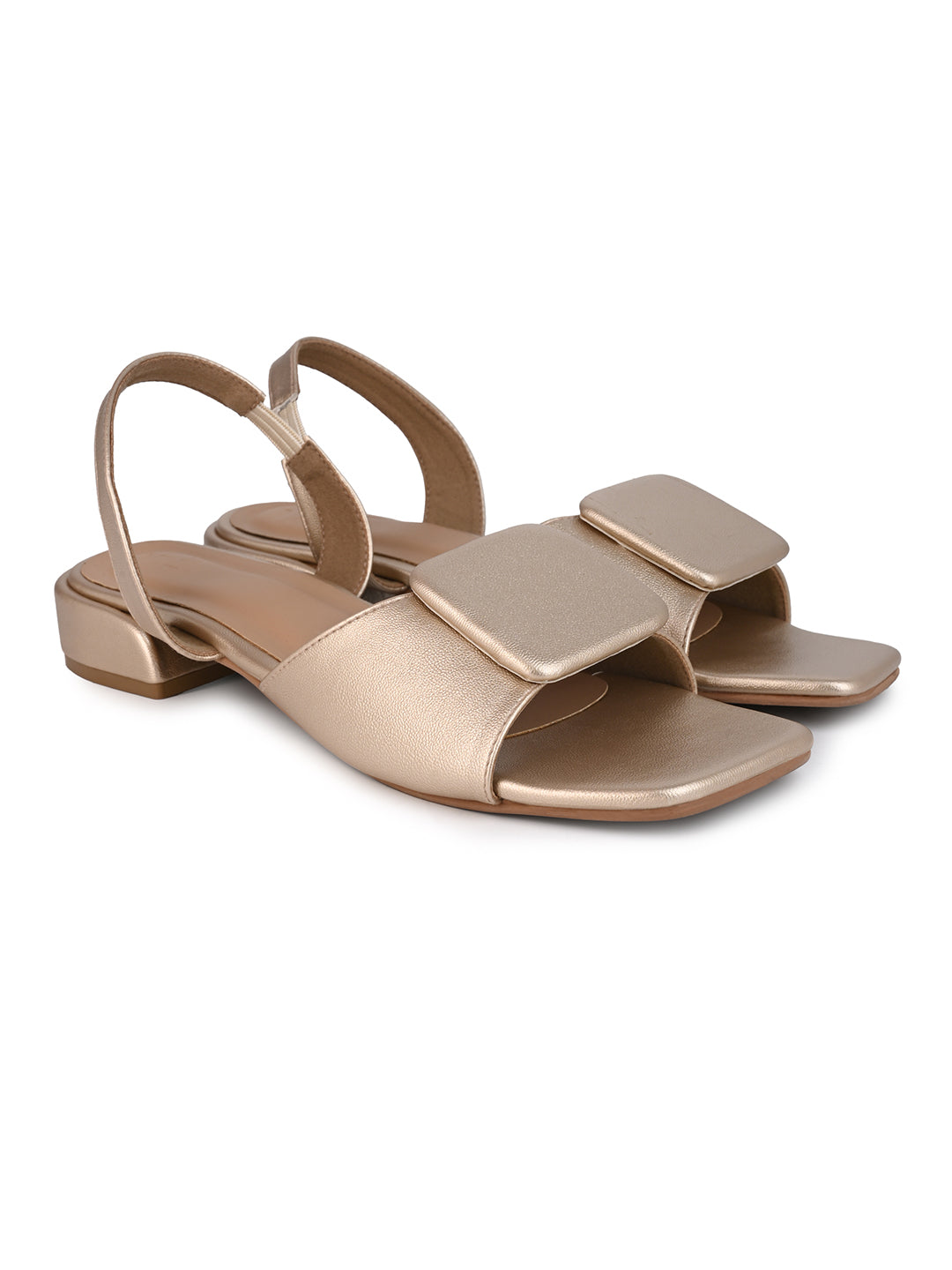 Hydes N Hues block Heel Sandal with Comfort Back strap