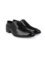 Hydes N Hues Men Black Patent Lace-ups