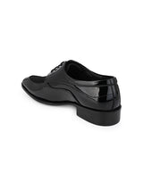 Hydes N Hues Men Black Patent Lace-ups