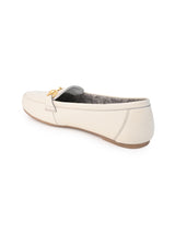 Hydes N Hues Off White Moccasins