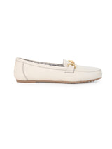 Hydes N Hues Off White Moccasins