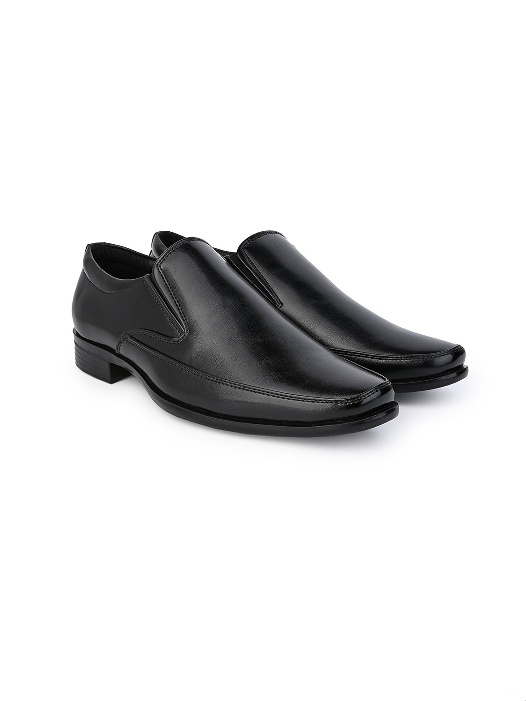 Hydes N Hues Men Black Comfort Formal Slip-Ons