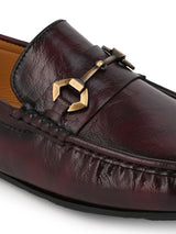 Hydes N Hues Men cherry Loafers