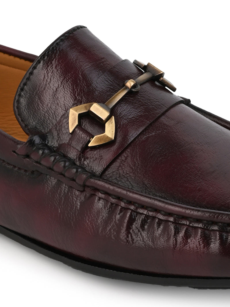 Hydes N Hues Men cherry Loafers