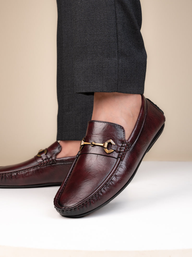Hydes N Hues Men cherry Loafers