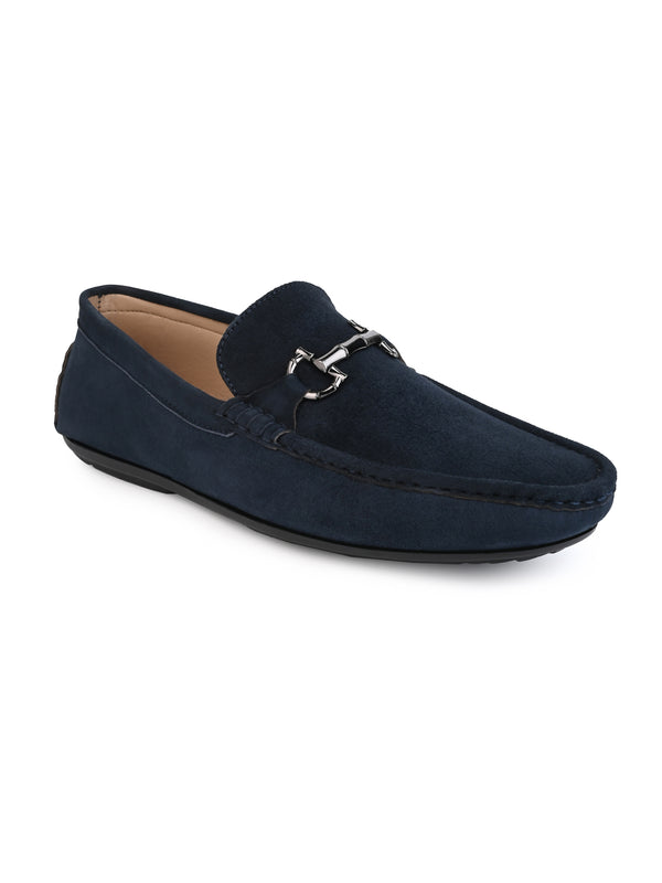 Hydes N Hues Blue Casual Loafers For Men