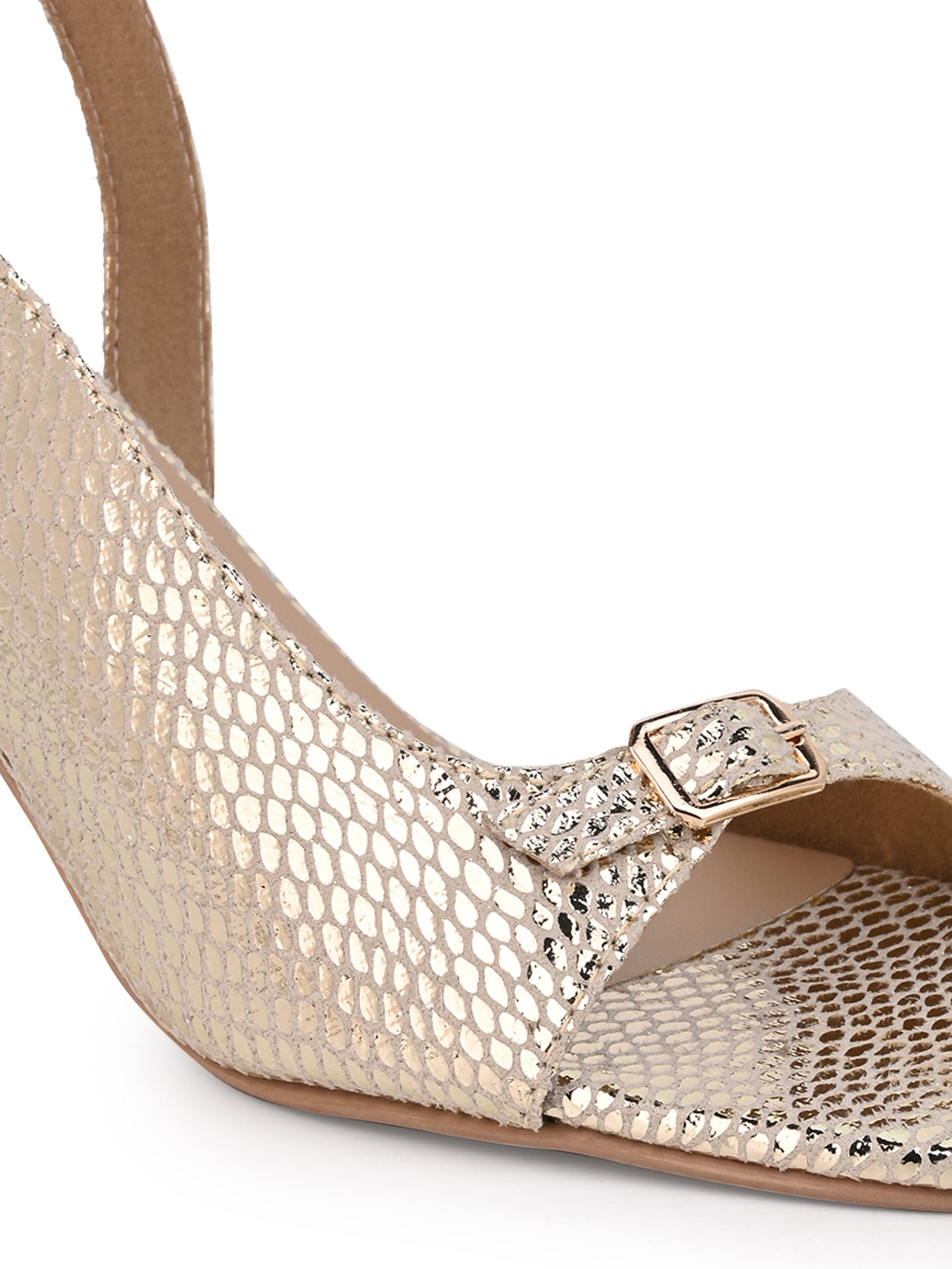 Hydes N Hues Gold Heels