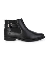 Hydes N Hues Men Black Buckle Boots