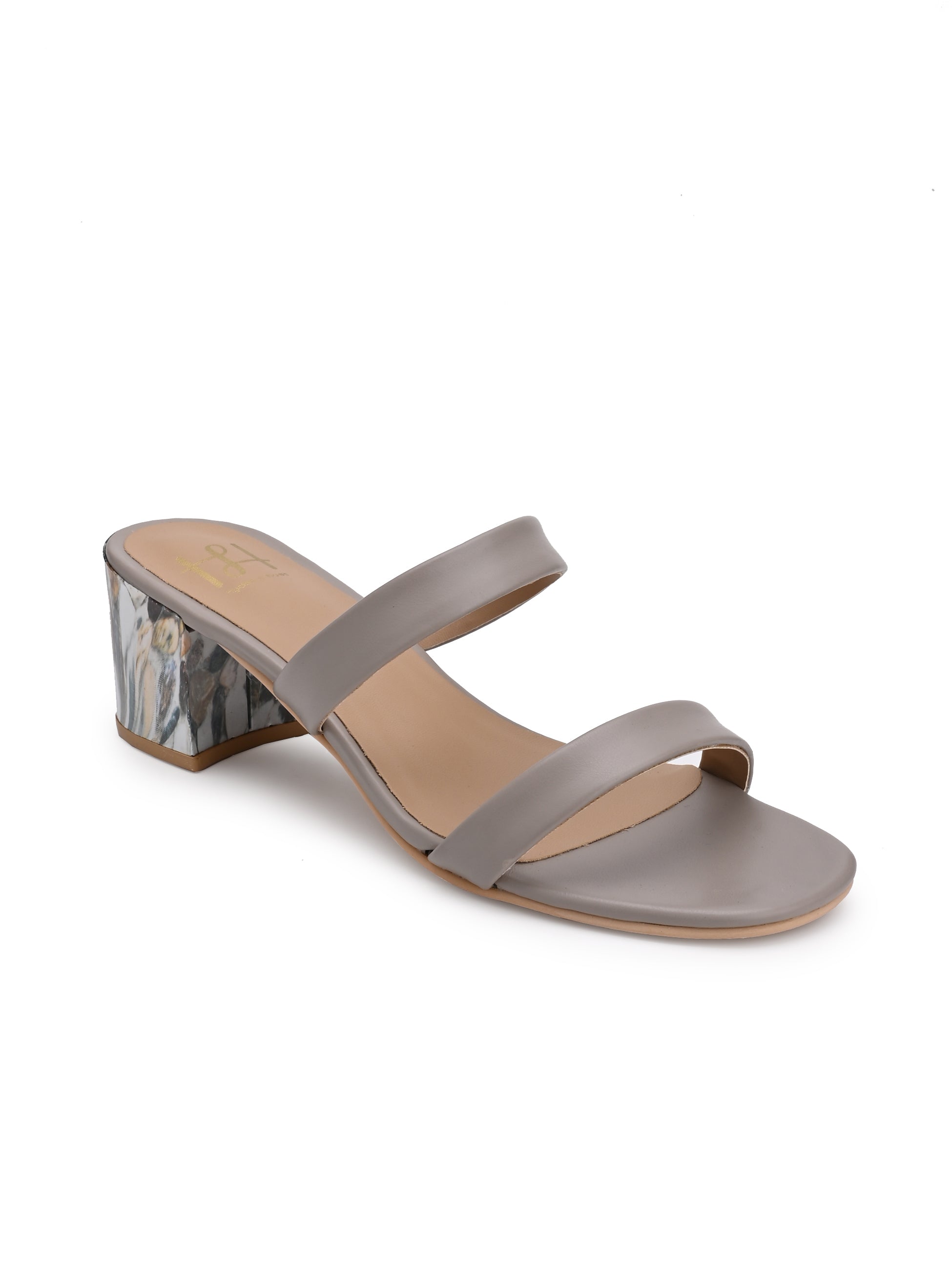 Hydes N Hues Grey Stone Heels
