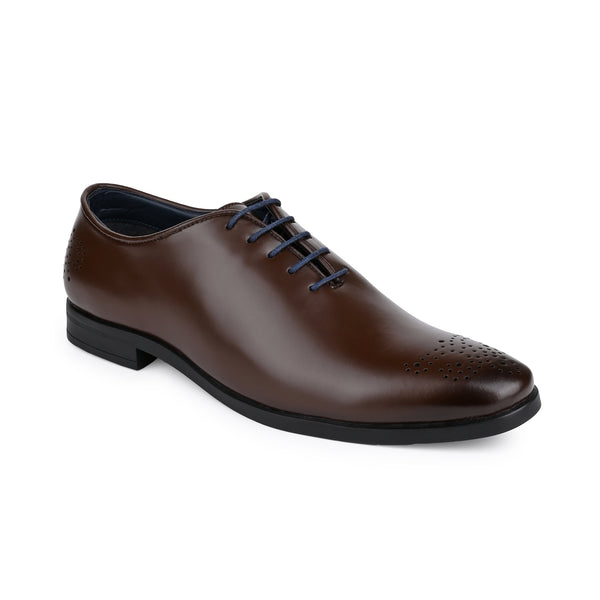 Hydes N Hues Men Brown Brogue Lazer