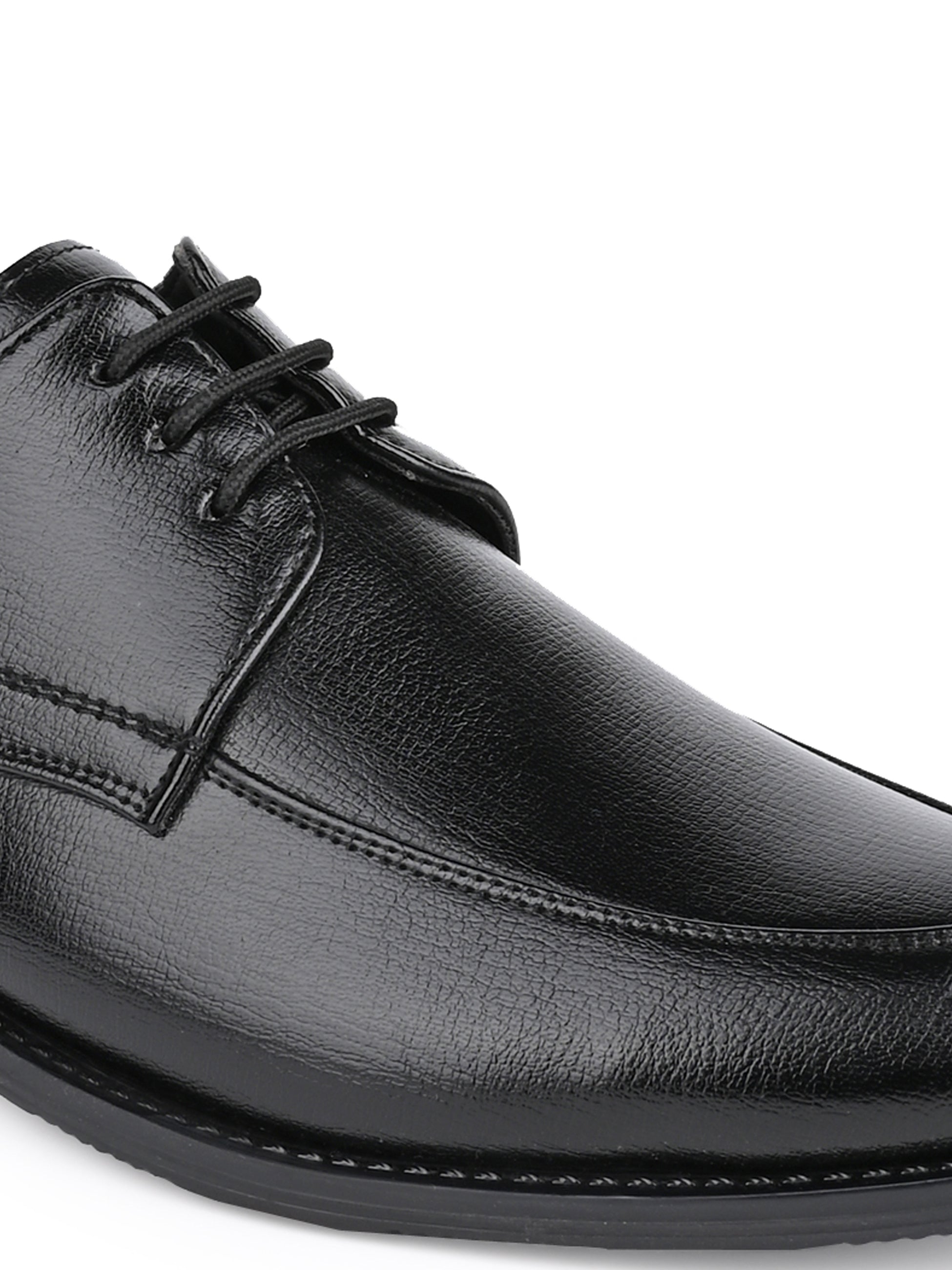 Hydes N Hues Men Black Printed Lace-ups