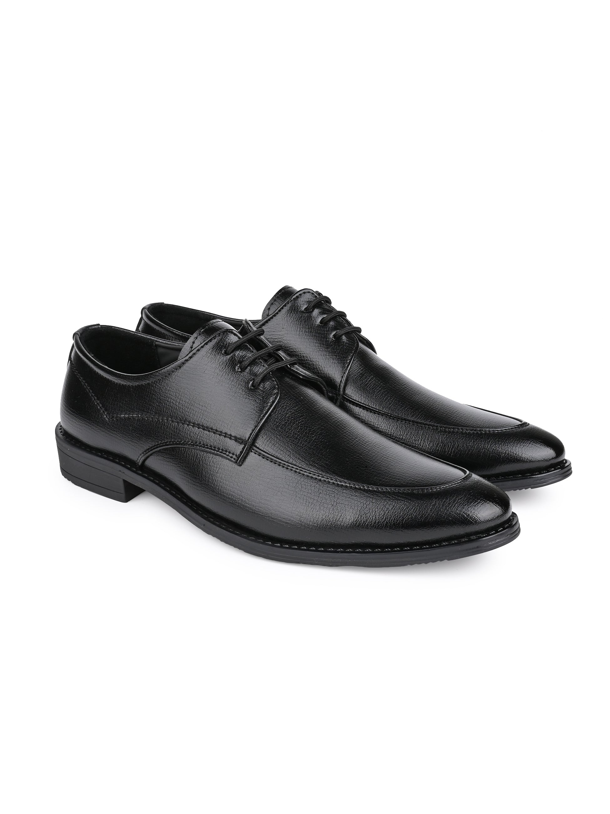 Hydes N Hues Men Black Printed Lace-ups