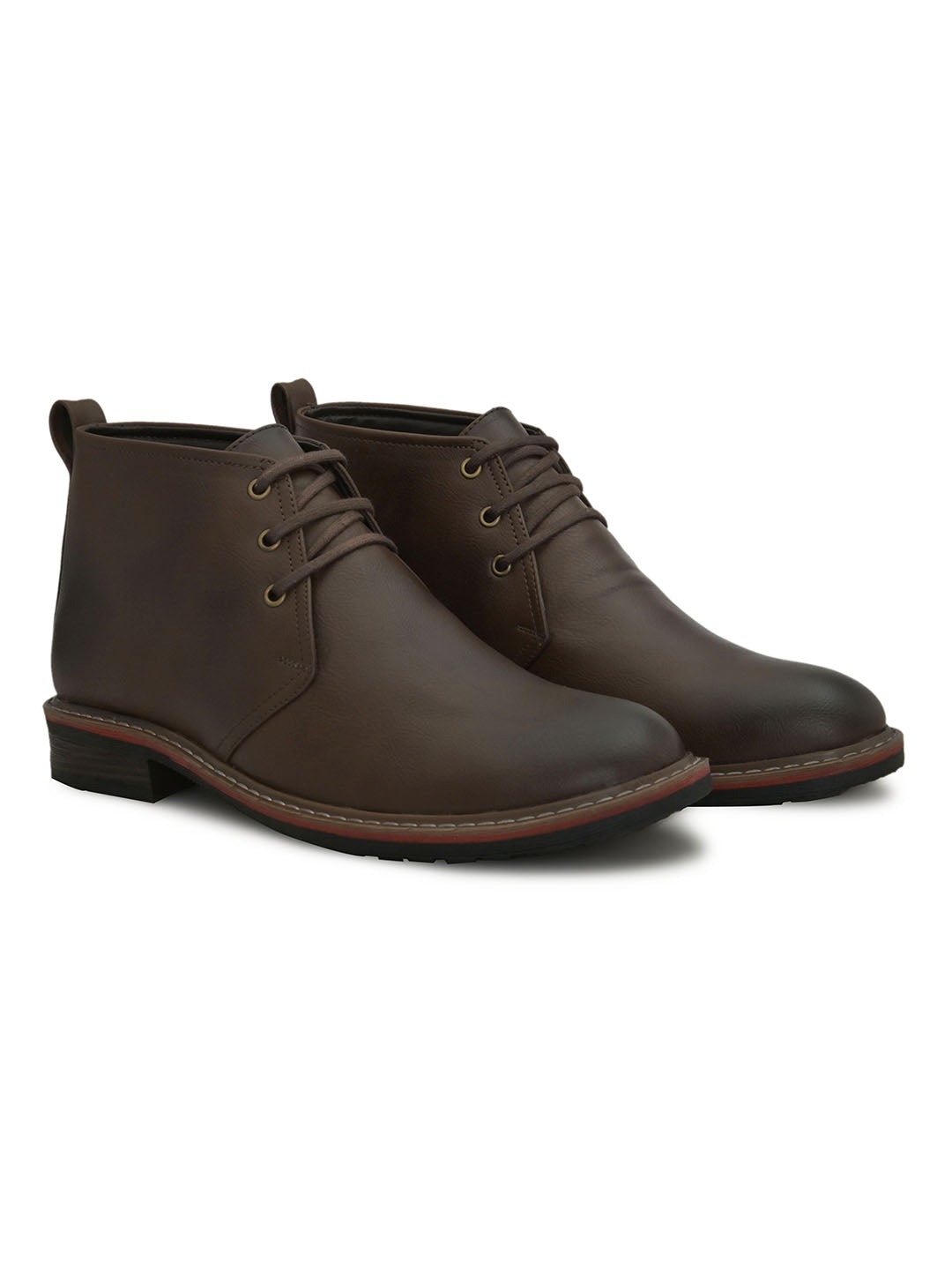 Hydes N Hues Men Brown Ankle High Shoes
