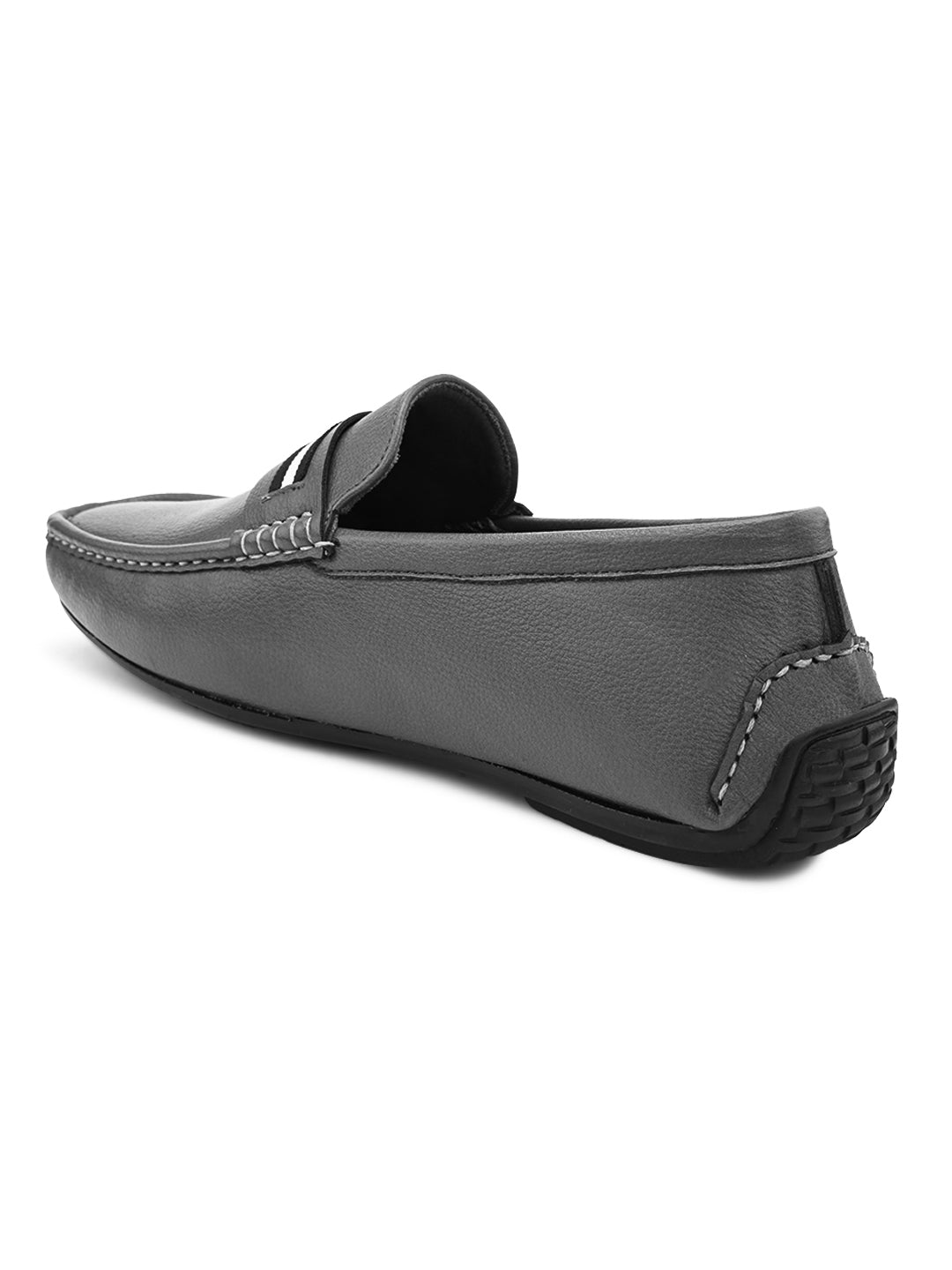 Hydes N Hues Men Grey Loafers