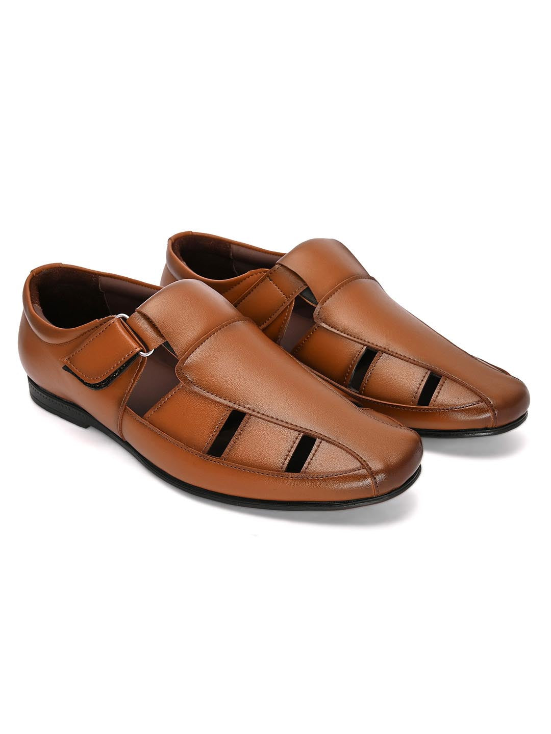 Hydes N Hues Men Tan Casual Sandals