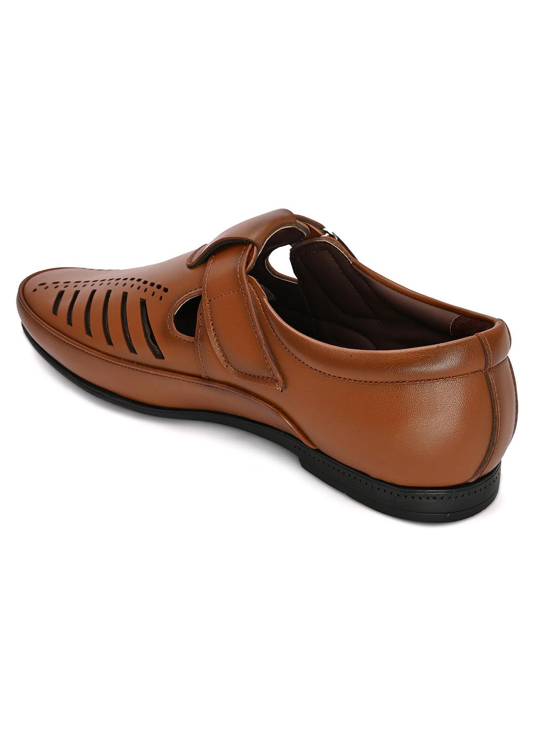 Hydes N Hues Men Tan Comfort Sandals