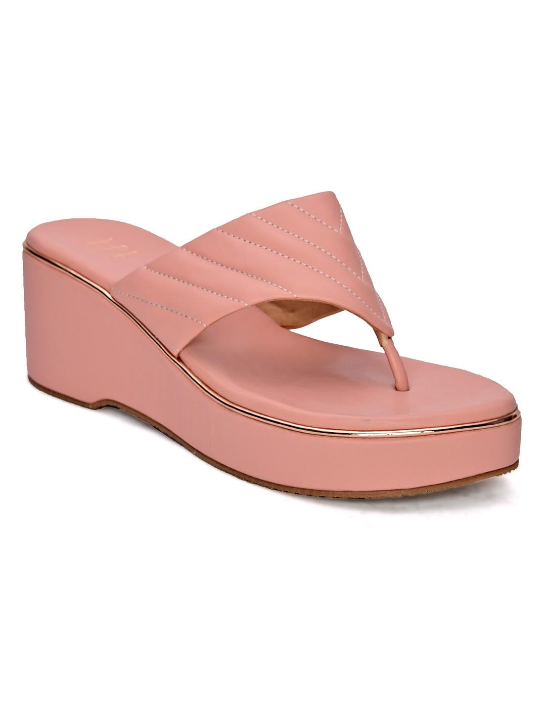 Hydes N Hues Pink Wedge Heels