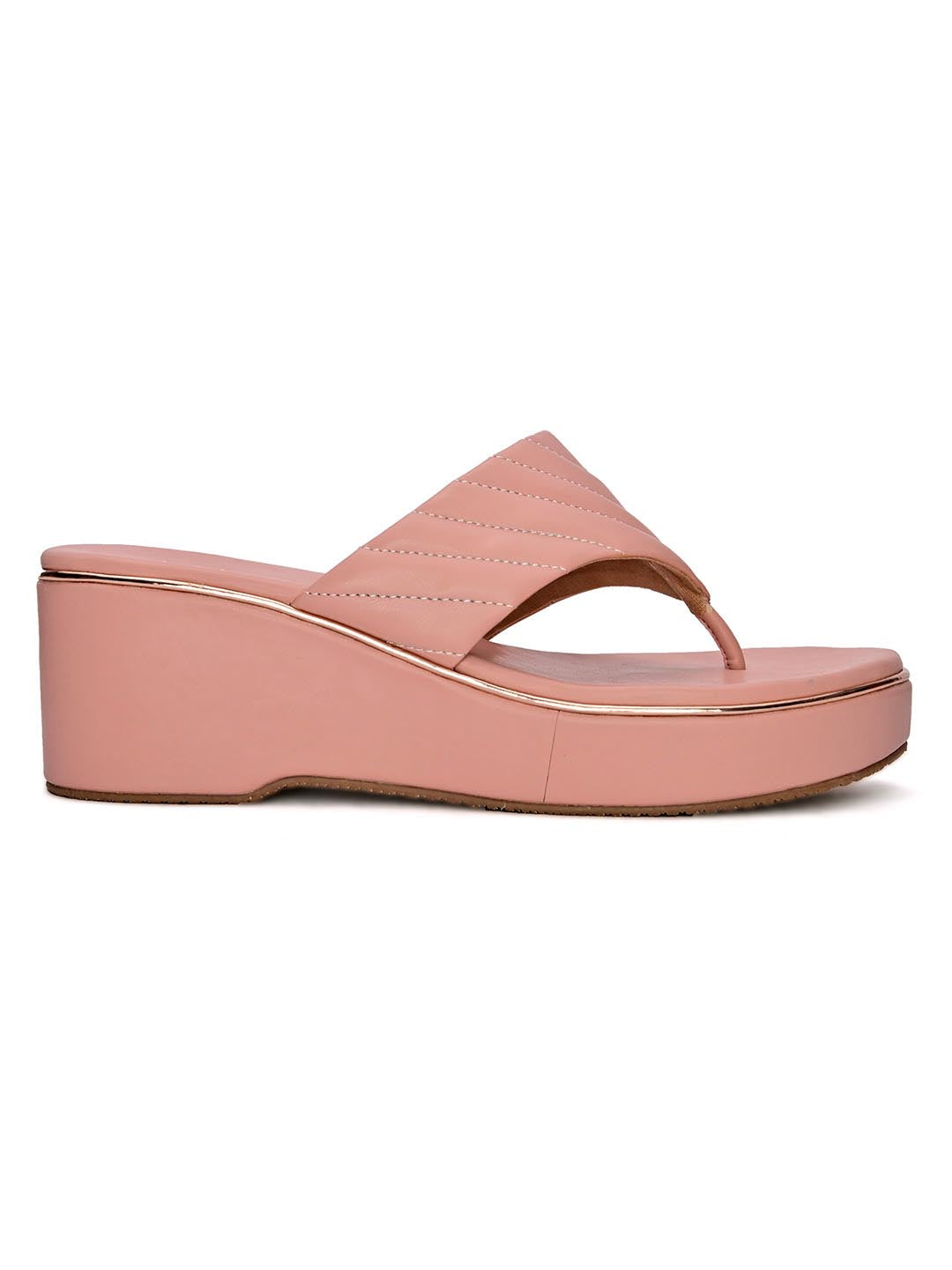 Hydes N Hues Pink Wedge Heels