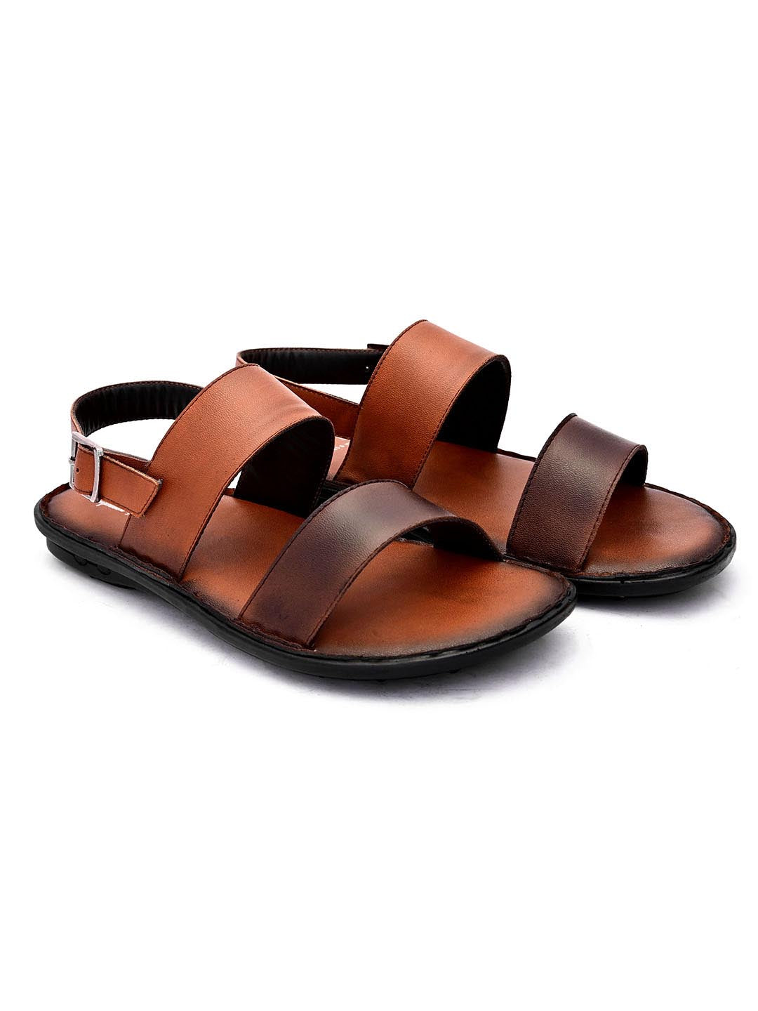 Hydes N Hues Men Tan Brown Fisherman Sandals