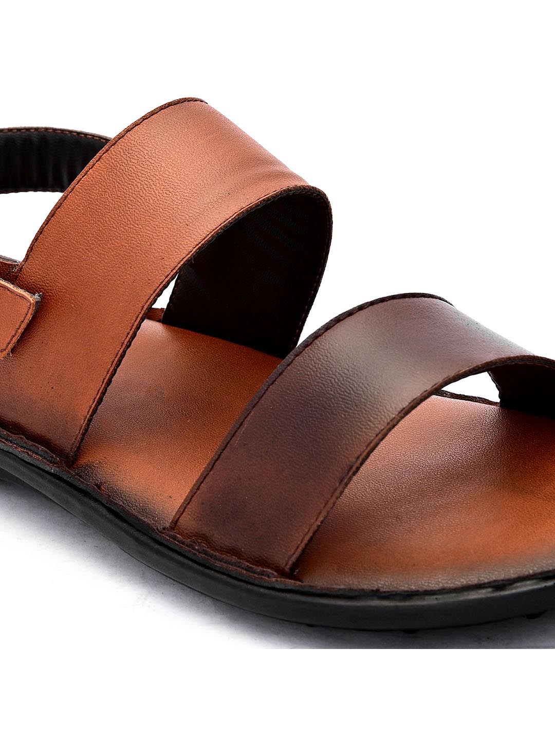 Hydes N Hues Men Tan Brown Fisherman Sandals