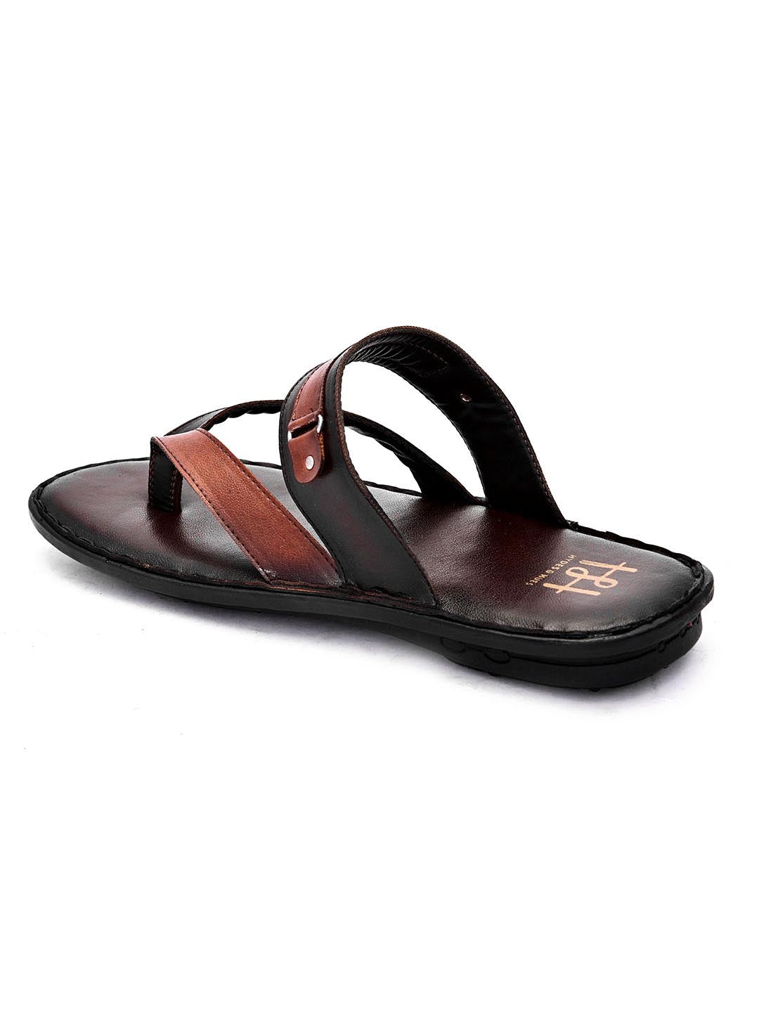 Hydes N Hues Men Coffee Brown Ethnic Comfort Sandals