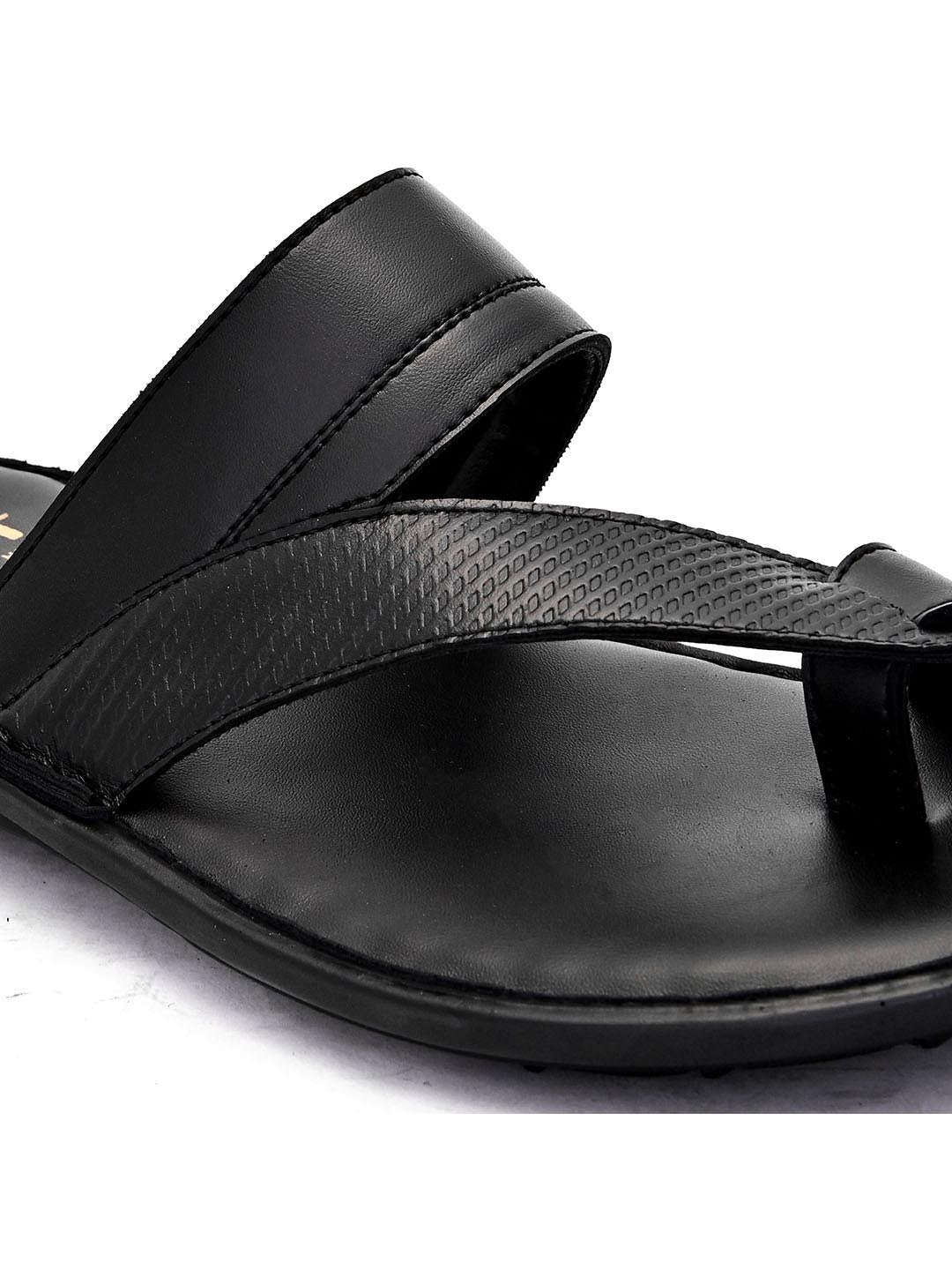 Hydes N Hues Men Black Comfort Sandals