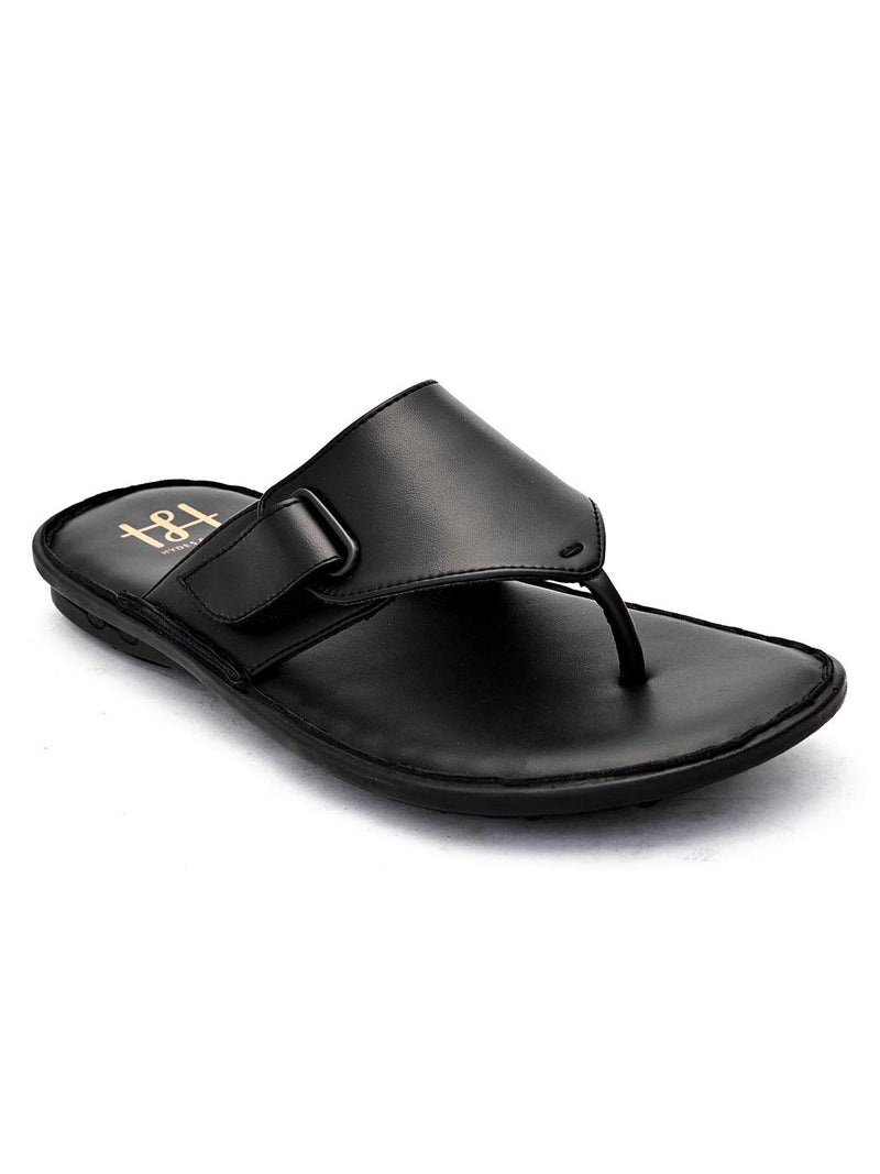 Hydes N Hues Men Black Comfort Sandals