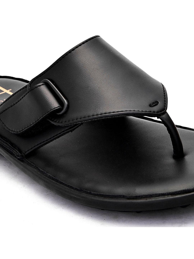 Hydes N Hues Men Black Comfort Sandals