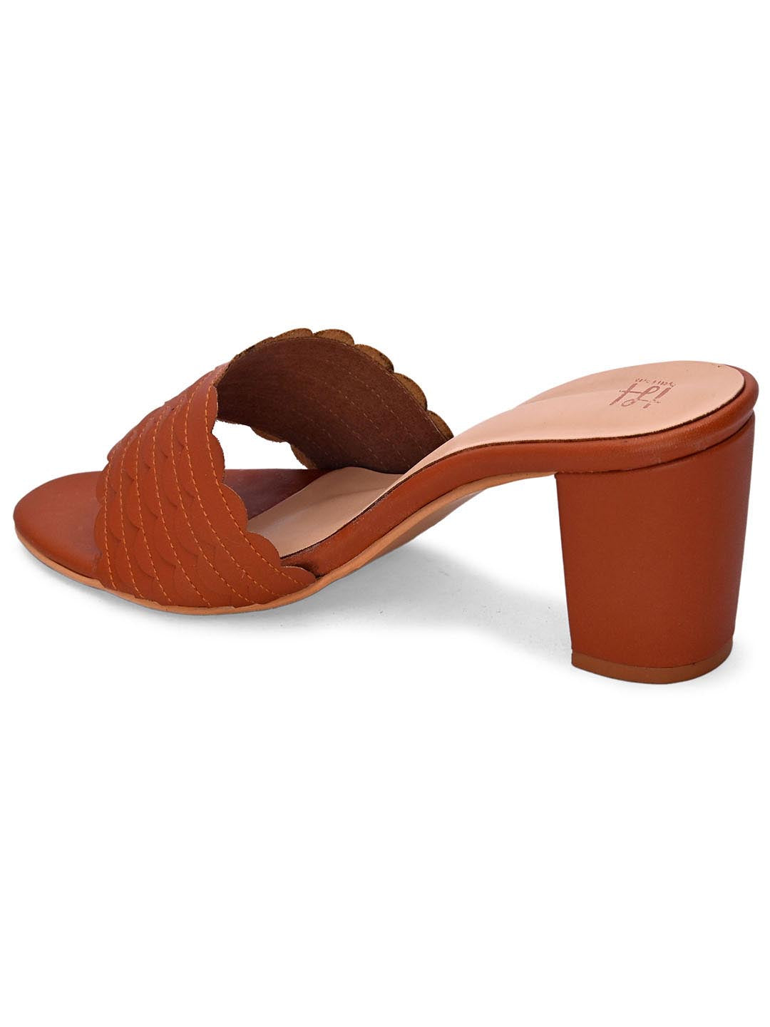 Hydes N Hues Women Tan Solid Block Heels