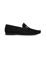 Hydes N Hues Men Black Slip-On Loafers