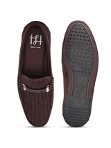 Hydes N Hues Men Brown Slip-On Loafer Shoes