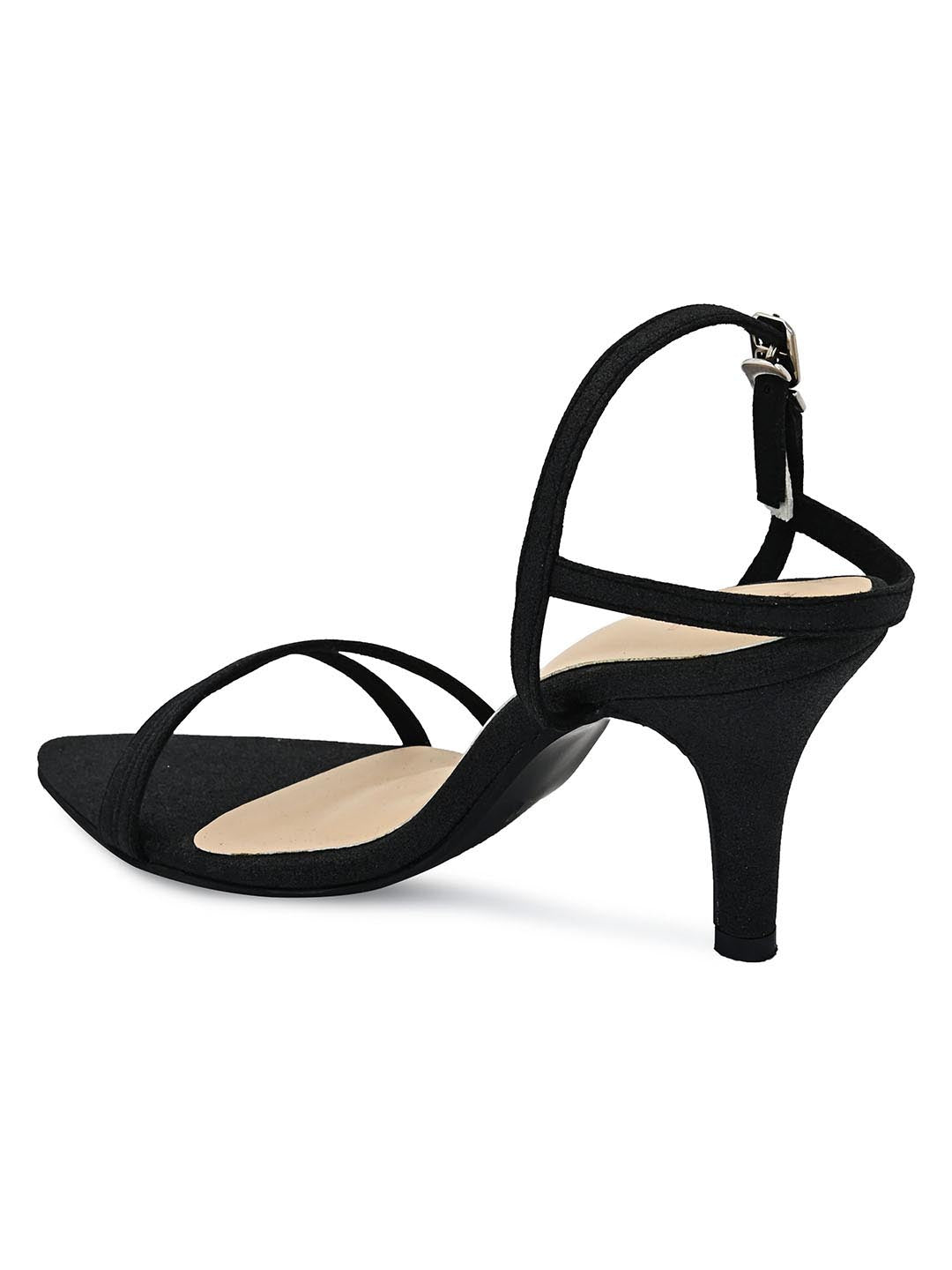 Hydes N Hues Black Shimmer Stilettoes