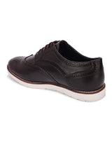 Hydes N Hues Men Black Solid Casual Brogue Shoes