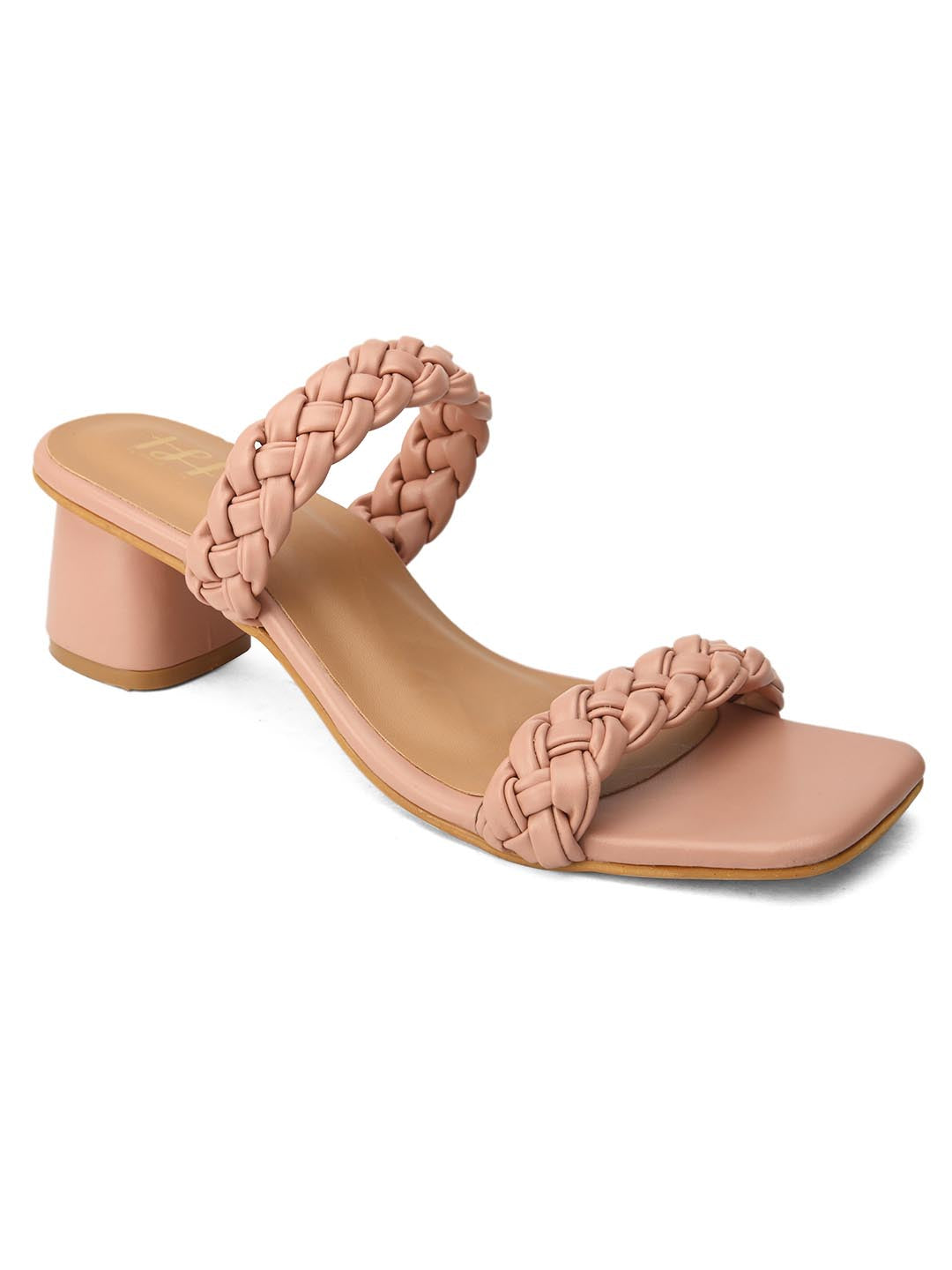 Hydes N Hues Powder Pink Block Heels