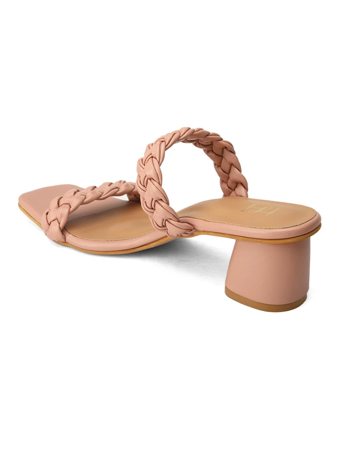 Hydes N Hues Powder Pink Block Heels