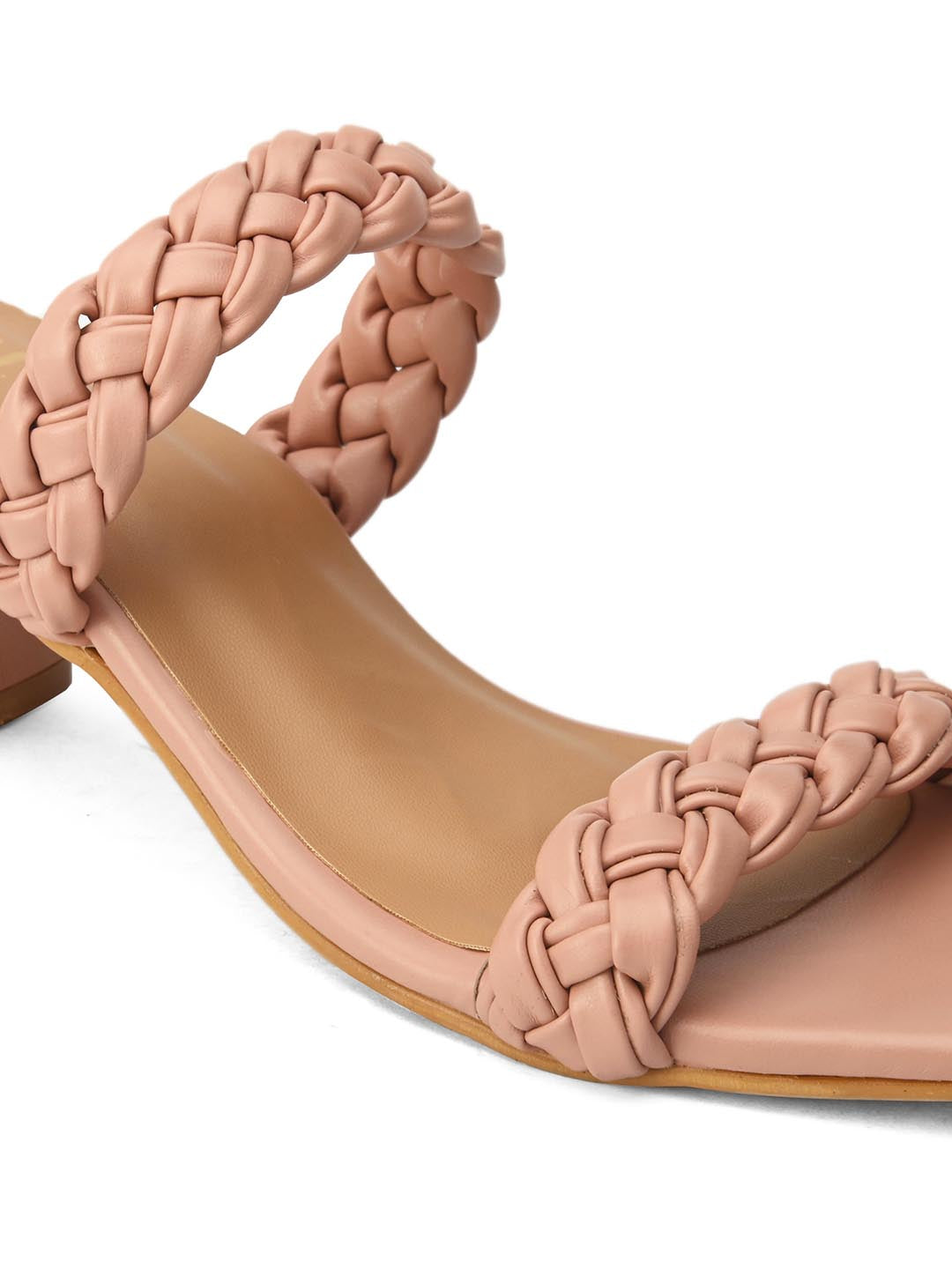 Hydes N Hues Powder Pink Block Heels