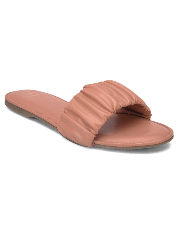 Hydes N Hues Women Pink Solid Slip-On Flats