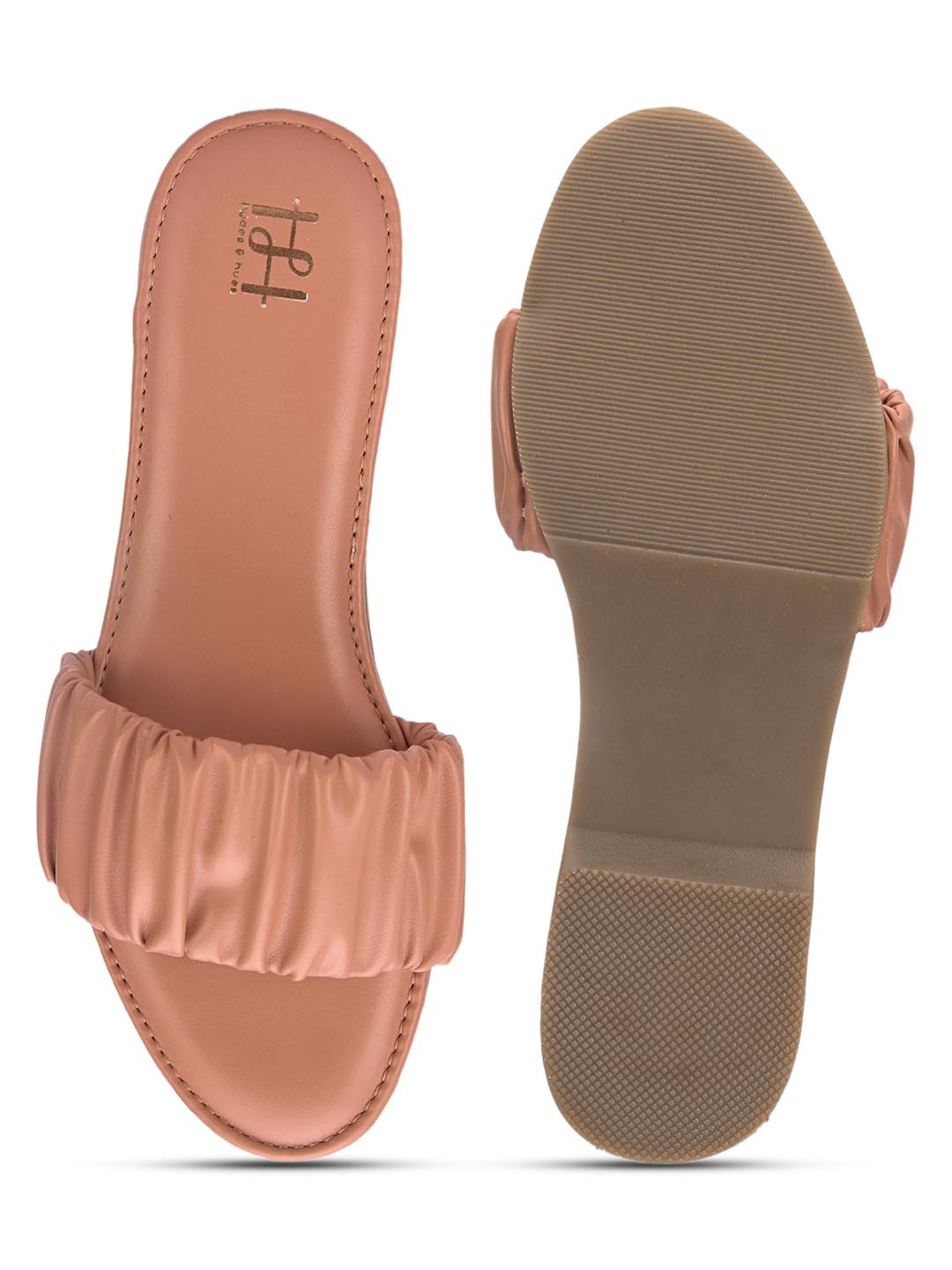 Hydes N Hues Women Pink Solid Slip-On Flats