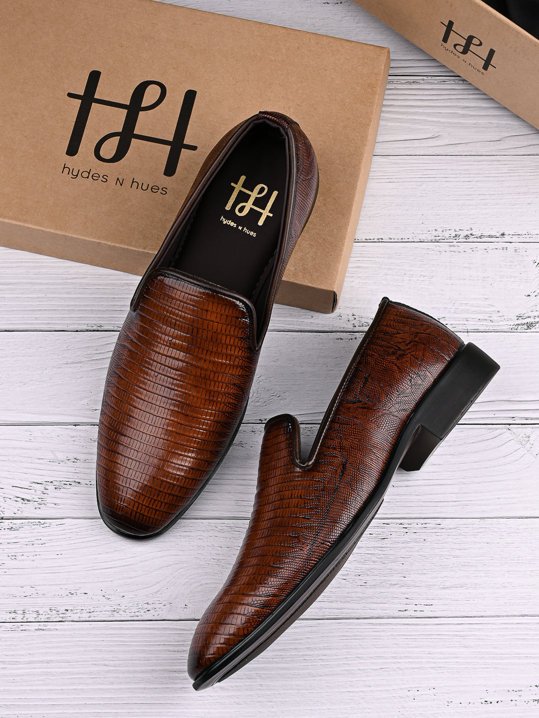 Hydes N Hues Men Formal Slip-on Shoes